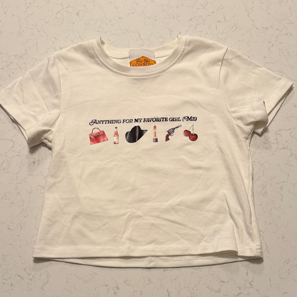 First Class Cowboys “Fav Baby Tee” SZ M